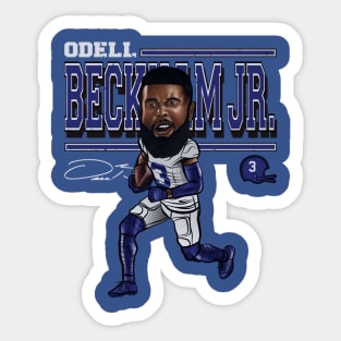 Odell Beckham Jr. Los Angeles R Cartoon Sticker